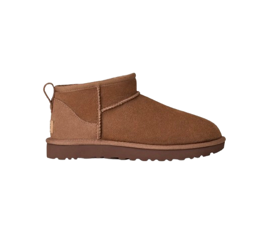 UGG Femme Botte Classic Ultra Mini Marron