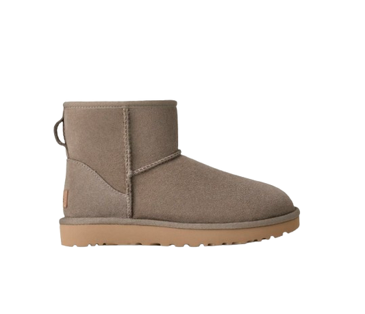 Femme Botte Classic Mini II Gris Galet