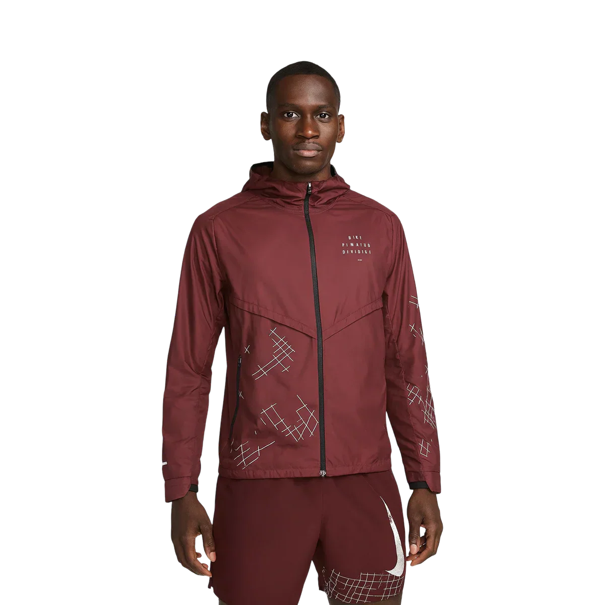 Veste Division Rouge running